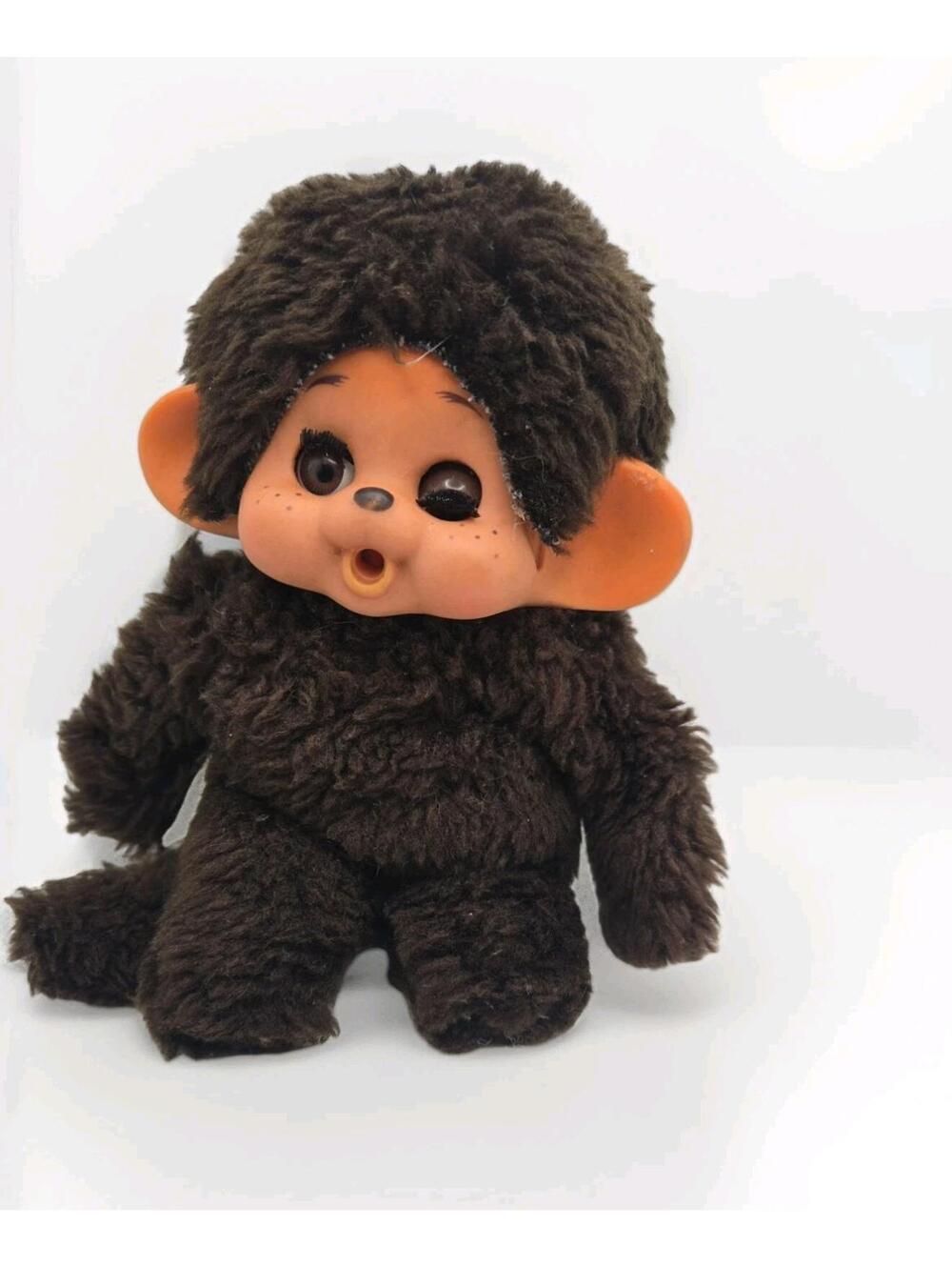 Monchhichi Toho Sleepy eyes 9 inches Rare vintage 1979 MONKEY No Hands Or Feet
